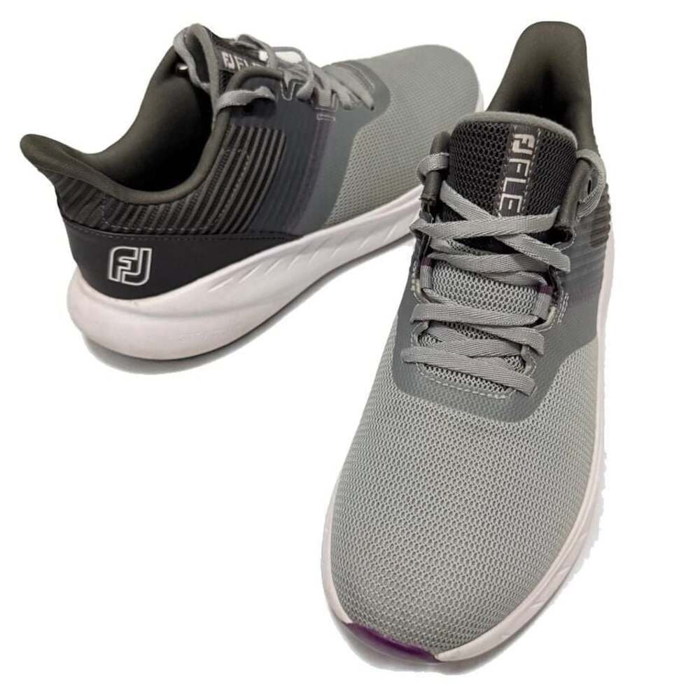 FootJoy Flex Womens Ladies Spikeless Golf Athletic Shoes Sz 7 M Grey #95721